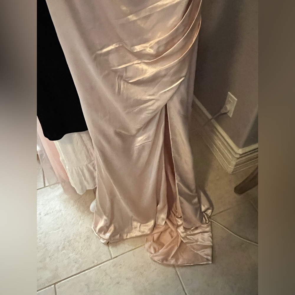 Elegant Satin Evening Gown